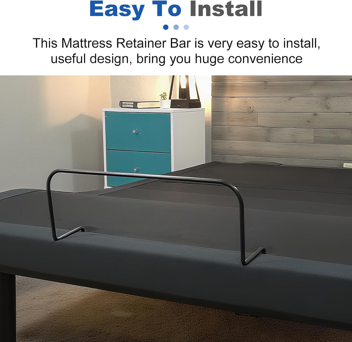19 inches Across Mattress Retainer Bar Model 63003441 fits Tempur-Pedic Ergo，can not be Used for Lifting The Adjustable Bed!