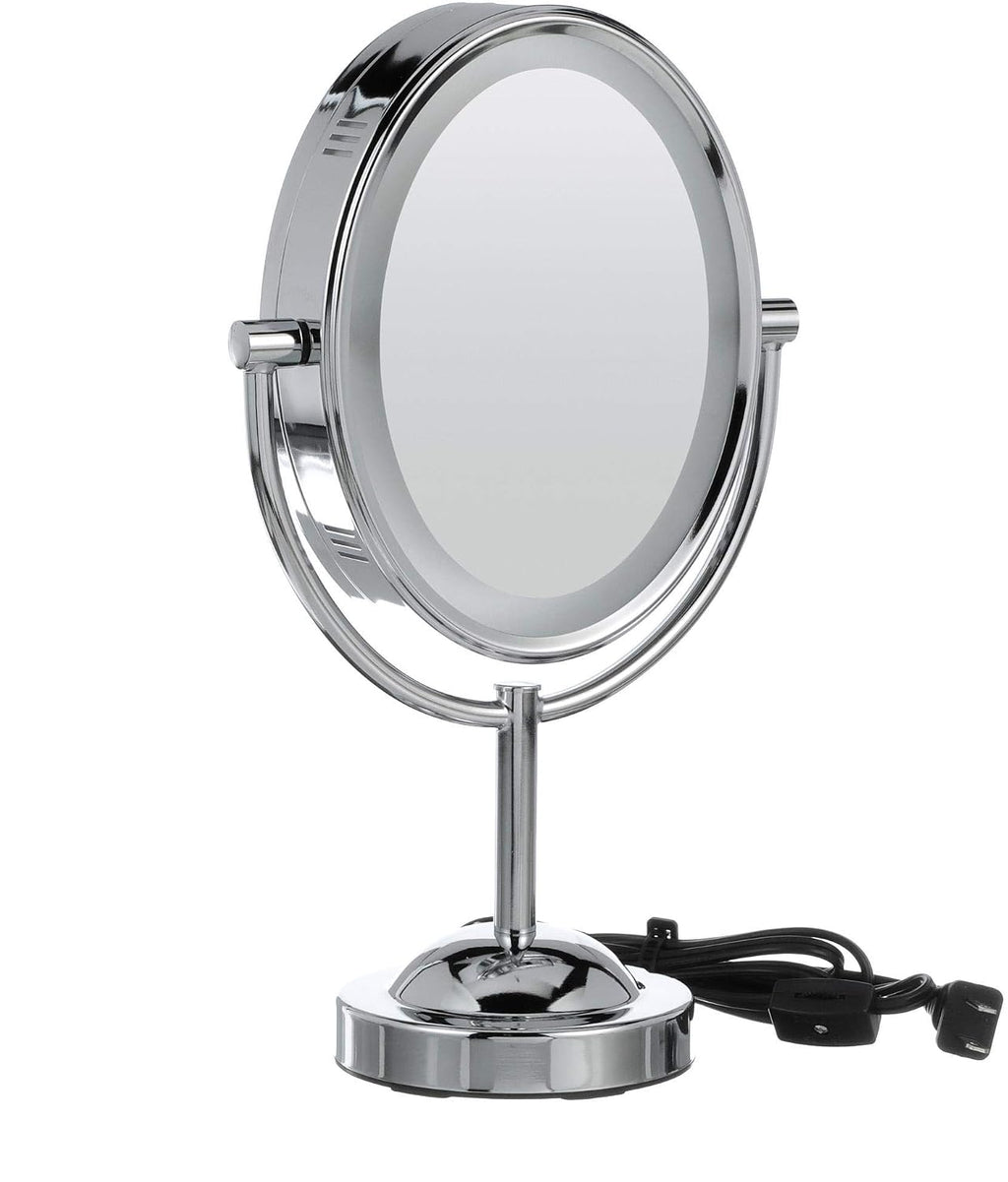 Conair Lighted Vanity Mirror, LED, 1X/7X Magnifying, Double Sided