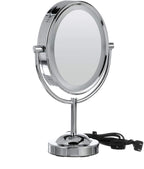 Conair Lighted Vanity Mirror, LED, 1X/7X Magnifying, Double Sided