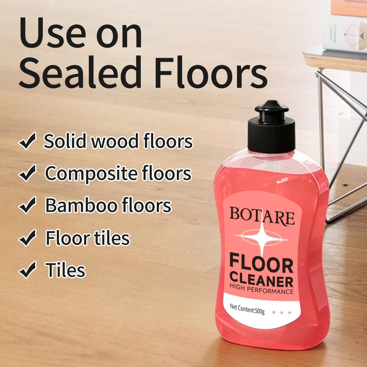 Floor Cleaner for Moping,sakura Scent, 2 * 17.6 Fl Oz +1 Clean Cloth