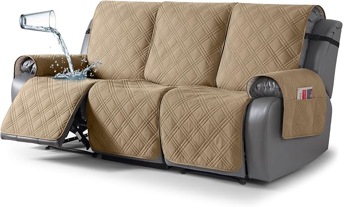TAOCOCO 100% Waterproof Recliner Sofa Cover, Non Slip Split Couch Covers by TAOCOCO
