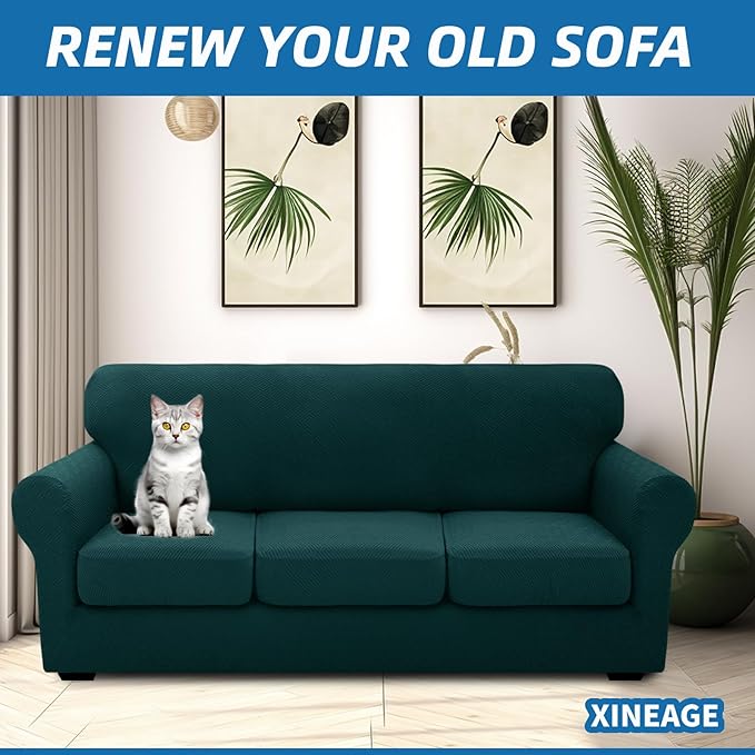 XINEAGE 2026 New 4 Pieces Extra Large Couch Covers - Image 3