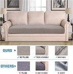 H.VERSAILTEX Super Stretch Individual Seat Cushion Covers Sofa Covers Couch - Image 2