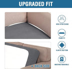 H.VERSAILTEX Super Stretch Individual Seat Cushion Covers Sofa Covers Couch - Image 6