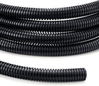 Cable Management, 33ft 1/4” Wire Loom Tubing Cord Protector