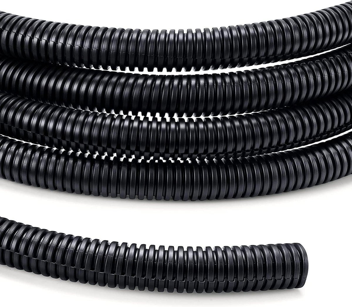 Cable Management, 33ft 1/4” Wire Loom Tubing Cord Protector