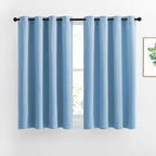 NICETOWN Blue Bedroom Blackout Curtains by NICETOWN