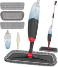 Hardwood Floor Mop & 3 Washable Pads for Cleaning Floors: Wet Dry Spray Mop