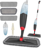 Hardwood Floor Mop & 3 Washable Pads for Cleaning Floors: Wet Dry Spray Mop