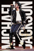 Michael Jackson - Performance Mic Wall Poster, 34L" x 22.4W", Premium Unframed Version