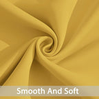 Yakamok Wide Thermal Blackout Patio Door Curtain Panel, Mustard Yellow Grommet - Image 5