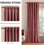 MIULEE Velvet Curtains 84 inches 2 Panels - Image 2