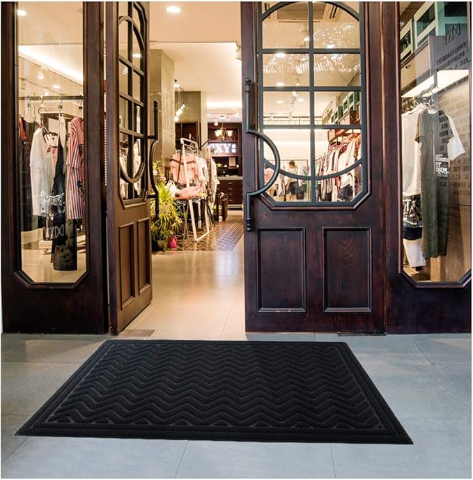 Mibao Front Door Mat, Dirt Trapper Welcome Mat - Image 7
