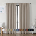 Simplebrand Ava Stone Blackout Curtains by Simplebrand
