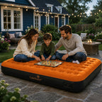 Luxchoice Air Mattress Queen with Cordless Pump 9'' Camping Air Mattress