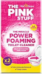 Stardrops The Pink Stuff Miracle Foaming Toilet Powder Kit