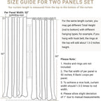 100% Blackout Shield Linen Blackout Curtains - Image 7