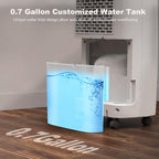 32-Pint Dehumidifier for Basement and Large Room - 2000 Sq. Ft, Quiet Dehumidifier for Large Capacity Room Home Bathroom Basements - Auto Continuous Drain Remove Moisture with Child Lock