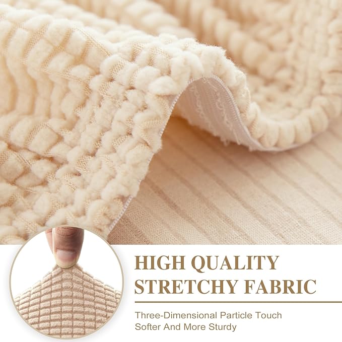 Couch Cushion Cover Loveseat Cover or 2 Seat Sofa Cover Washable Stretch - Image 4