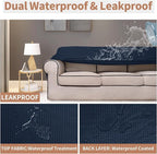 Easy-Going 100% Waterproof Chair Couch Cover, Dual Waterproof Sofa Cover - Image 3