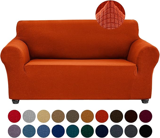 Joccun Stretch Loveseat Couch Cover, 1-Piece Sofa Cover by Joccun