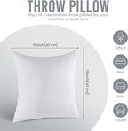 Utopia Bedding 17x17 Pillow Inserts, Sofa & Couch – Soft, Supportive & Fluffy - Image 7