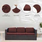 8Pcs Stretch Patio Cushion Covers, Outdoor Couch Covers Replacement, Outdoor - Image 3