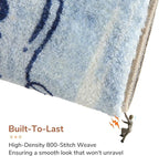OPPODREAM Nautical Soft Area Rugs 5x7, Washable Blue Rug - Image 5