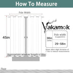 Yakamok Light Blocking Window Blackout Curtains Thermal Insulated Room - Image 7