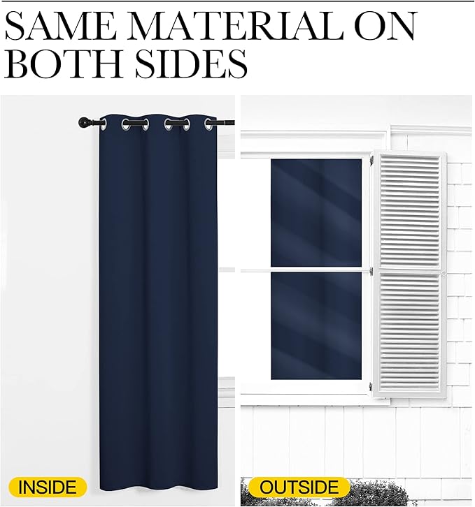 NICETOWN Window Drapes Long Curtains - Image 4