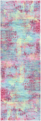 IOHOUZE Abstract Runner Rug 3x8 Ft Washable Runners - Image 9