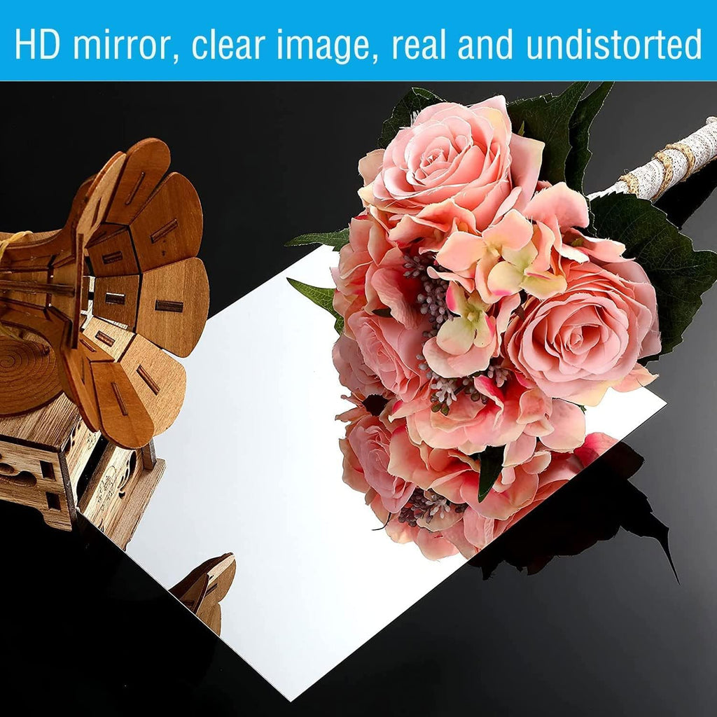 16" x 12" x 1Pcs Acrylic Mirror Sheet, Decorative Wall Mirror