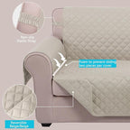 U-NICE HOME Recliner Chair Covers Reversible Chair Cover Pet Covers - Image 3