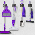 Broom Holder Wall Mount Rack, 304 Stainless Steel Mop and Tool Organizer