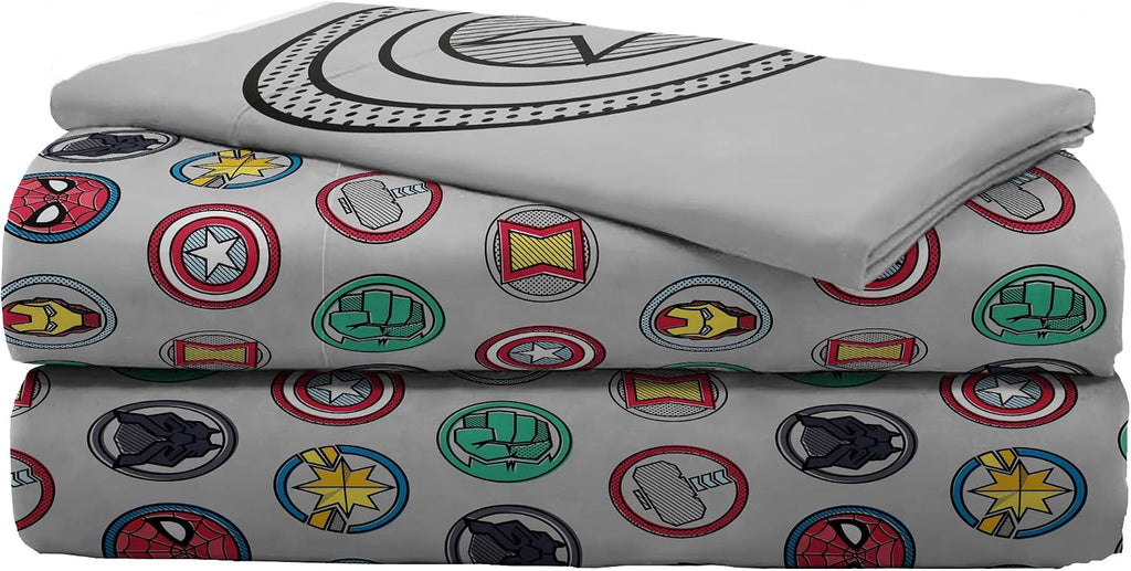 Marvel Avengers Iron Man Twin Comforter Set 5 Piece Kids Bedding, Multi