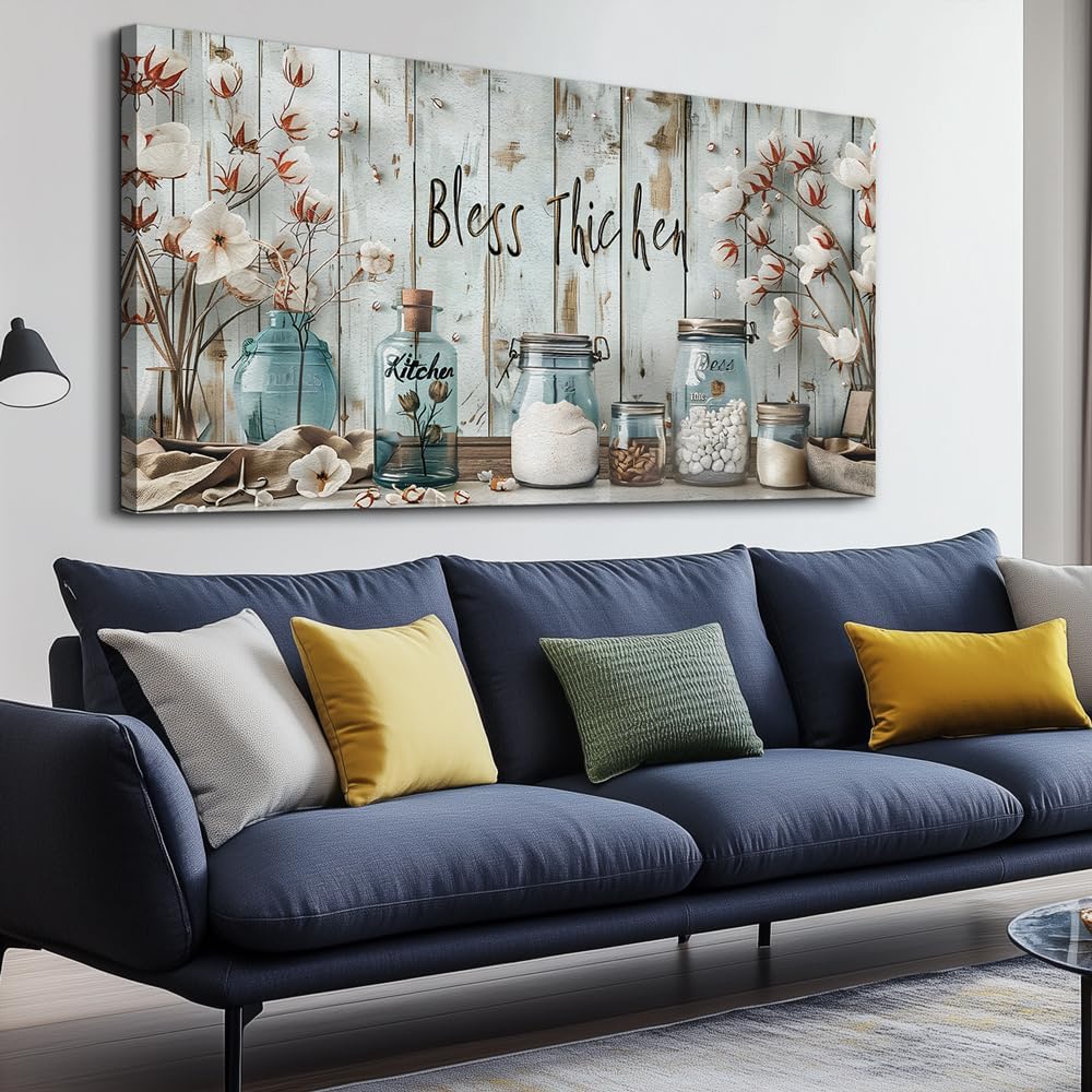 Large Wall Decor Canvas Wall Art for Bedroom Living Room Decor Kitchen and Dining Room Painting Artwork Print for Home Decor Room for Office Farmhouse Room Decoration Aesthetics 30x60 in