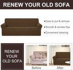 U-NICE HOME Loveseat Cover Stretch Couch Cover Sofa Cover Sofa Slipcover - Image 5