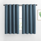NICETOWN Smoky Blue Blackout Curtains by NICETOWN