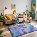 Shag Area Rug for Bedroom 3x5, Fluffy Area Rugs for Living Room, Soft Fuzzy Rug - Image 2