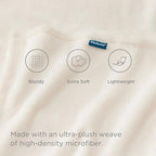 Bedsure Fleece Blankets King Size Cream - Image 5