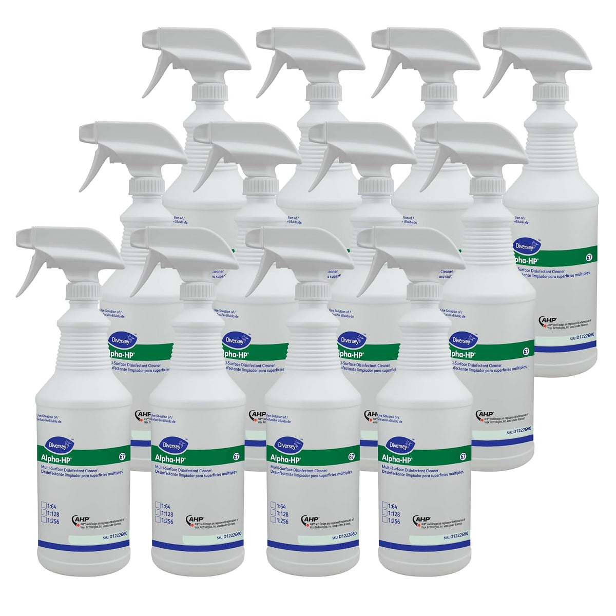 Diversey Alpha-HP Empty Spray Bottle, 32 oz
