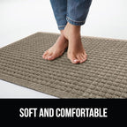 GORILLA GRIP® Ultra Absorbent Front Door Mat Outside Entrance, Traps Dirt and - Image 7