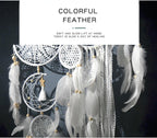 Set of 5 Boho Bedroom Dream Catchers for Adults Wall Bohemian Decor