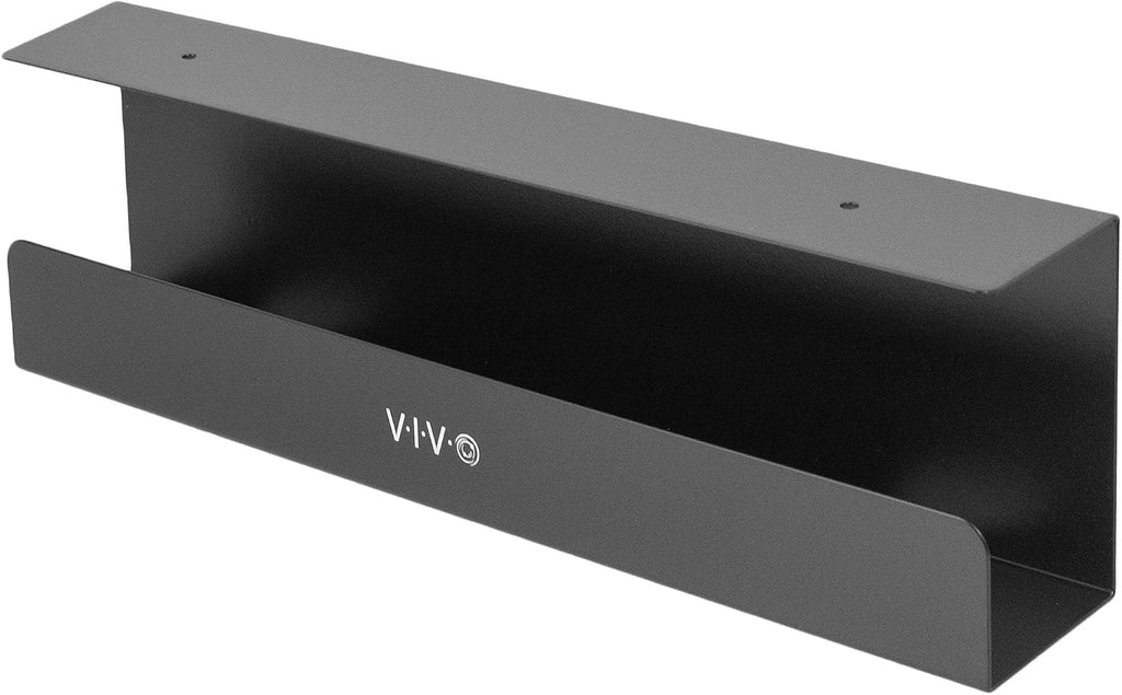 VIVO Extra Deep Under Desk Cable Management Tray, 16.5", Holds 11 lbs