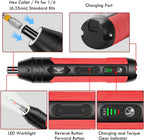 3.6V Electric Screwdriver Rechargeable, Cordless Screwdriver