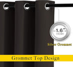NICETOWN Blackout Curtain Panels 72 inches Length - Image 2