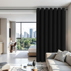 Joydeco Blackout Patio Sliding Door Curtains 90 Inches Long, Grommet Privacy - Image 3