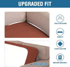 H.VERSAILTEX Super Stretch Individual Seat Cushion Covers Sofa Covers Couch - Image 6