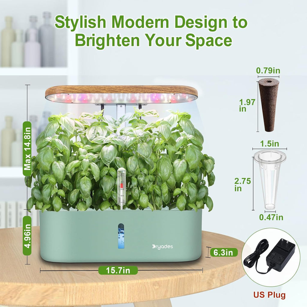 Hydroponics Growing System Indoor Garden: 12 Pods Hydroponic Planter