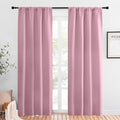 NICETOWN Blackout Curtains for Living Curtains, Rouge Pink, 2 Panels, 42 by 84 by NICETOWN